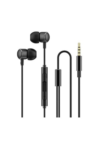 Bilgisayarlar Dizüstü Bilgisayarlar Telefonlar İçin Gürültü Önleyici Mikrofonlu Kulak İçi 3.5 MM Kulaklık