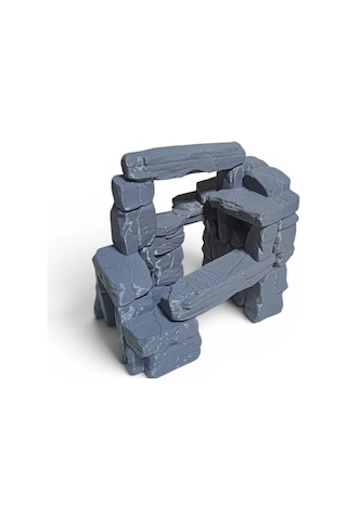 3d Petg Akvaryum Kaya Ve Taş Oluşumu Batabilen Harabe Süs Kp3d20315
