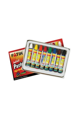 Fatih Pastel Boya 8 Renk Büyük Boy