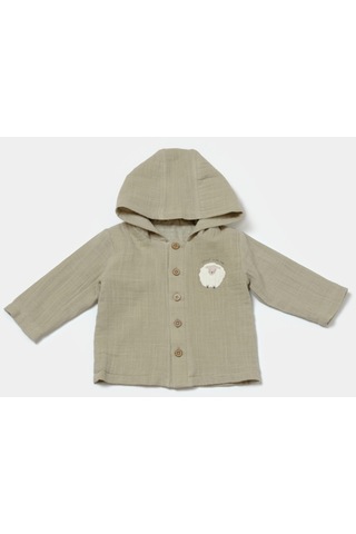 BabyCosy Organik Kapüşonlu Ceke T& Pantolon Set 001