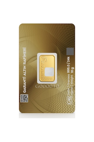 Garanti Gold 10 Gr Külçe Altın