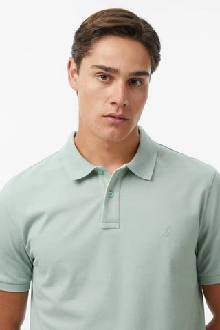 Nautica Erkek Yeşil Regular Fit Polo Yaka T-shirt-14586