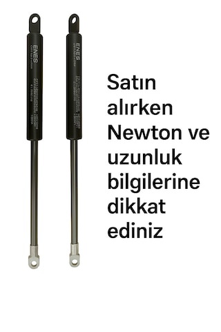 Yuenze Baza Amortisörü Baza Pistonu 31,5cm 1100n 2 Adet İstikbal-bellona Uyumlu SİYAH/KROM