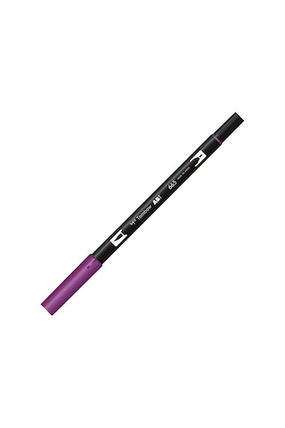 Tombow Dual Brush Pen Fırça Uçlu Mor Keçeli Kalem T-665