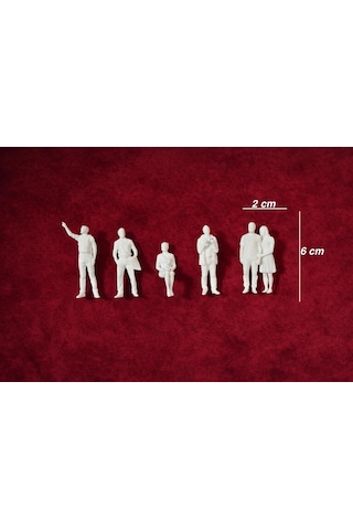 Mini Figürler 6 Lı İnsan Figürleri 2 Li Sütun Figürü Ve 1 Tane Puf Figürü Museum Of Us Müze Dekoru 8 Parça
