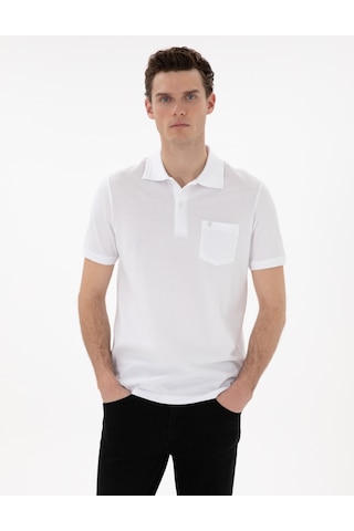 Pierre Cardin Erkek Beyaz Tişört Basic 50306552-vr013 Beyaz