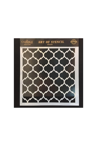 Cadence Boya Stencil Şablon 25x25 Cm 4 Lü Set Hdm-110/ Hdm-180 / Hdm-109 / Hdm-96 Çok Renkli Tek Ebat