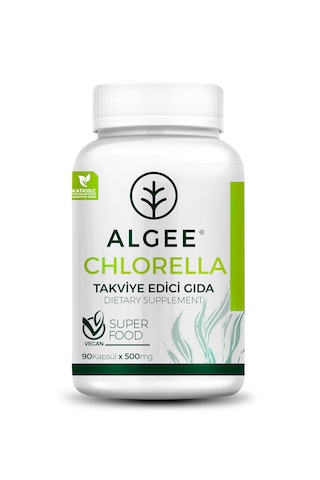 Algee Chlorella Bitkisel Takviye 90 Kapsül