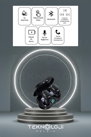Teknoloji Gelsin TG-E6S Bluetooth 5.4 Kulak İçi Kulaklık