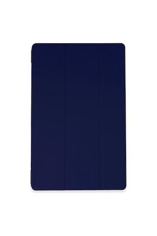 Apple iPad Uyumlu Air 5 2022 Kılıf Tablet Smart Kılıf - Lacivert Arka Kapak