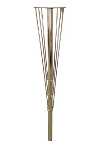Flamingo Model 40 Cm Gold Sandalye, Sehpa, Puf Metal Ayakları 12 Adet Altın