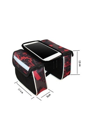 Dancemonkey Bisiklet Sele Çantası - Su Geçirmez Pvc Şeffaf Telefon Korumalı