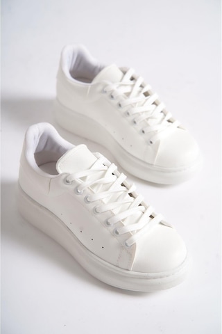 Mubiano Mbmkq200-bb Kadın Kalın Taban Beyaz/beyaz Sneaker & Spor Ayakkabı Beyaz/beyaz