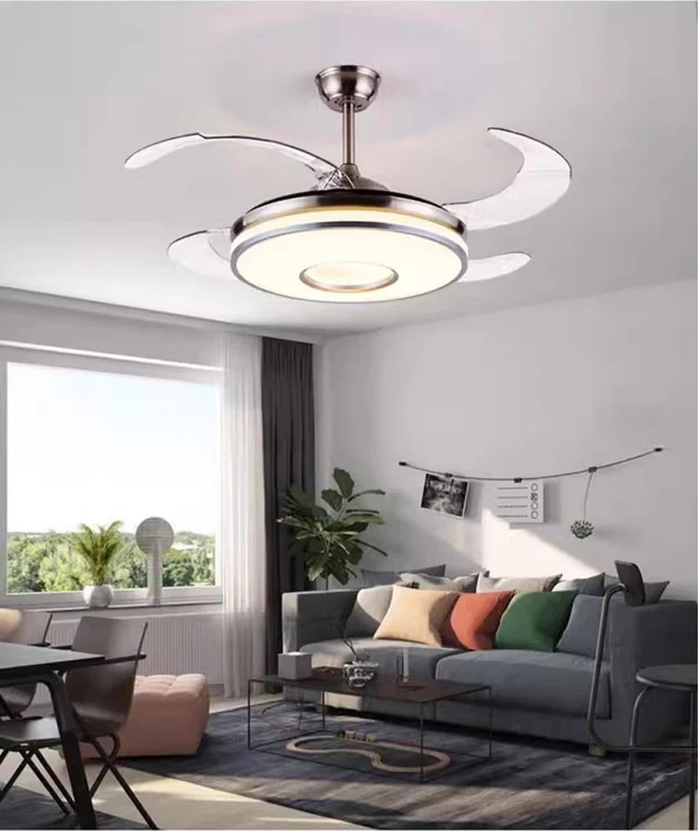 Minofell Tavan Tip Gizli Kanatlı Vantilatör-led Armatür 96w 220v 7000lm 3000kl-4000kl-6500kl 1w/140lm/107cm Eskitme