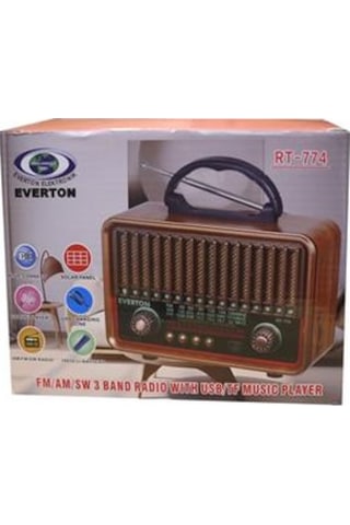 Everton Rt-774 Bluetooth-usb-sd-fm Şarjlı Nostaljik Radyo