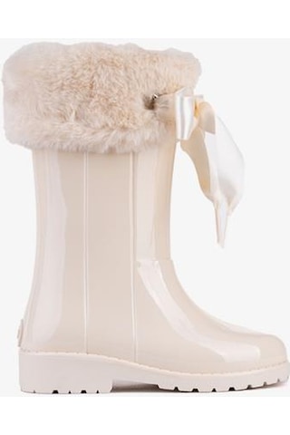 İgor W10239-079 Campera Charol Soft Kız Çocuk Çizme Krem 29-37 Krem