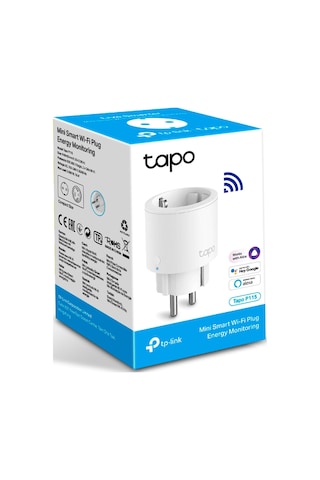 Tapo P115, Mini Akıllı Wi-fi Soketi, Enerji İzleme, 1-pack