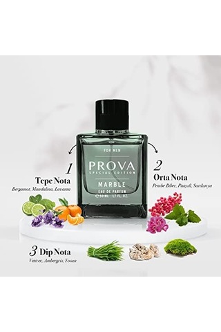 101 Dalmaçyalı Special Edition Marble 50 Ml Aromatik Baharatlı Koku Edp Erkek Parfümü Acı Kahverengi