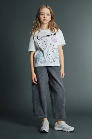 Defacto Baggy Fıt Gri Kız Çocuk Jean Pantolon G4653a8/nm55 Gri