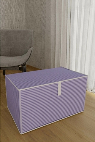 Çok Amaçlı Düzenleyici Kutu Organizer Cırt Cırtlı Hurç Mega Boy 30cm X 40cm X 60cm 3 Adet 6272 Açık Gri
