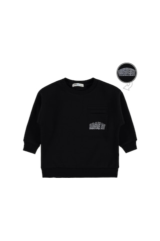 Civil Boys Hnadsome Baskılı 2-5 Yaş Sweatshirt - Siyah