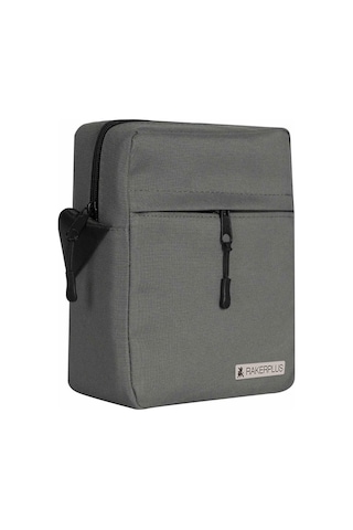 Rakerplus Gri 20x16x8 Cm Unisex Omuz Çantası Gri
