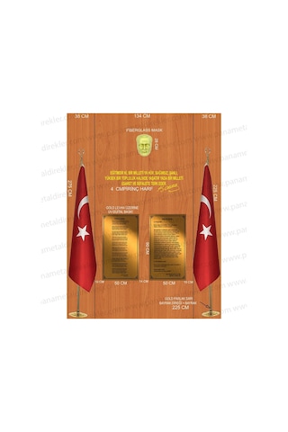 Atatürk Köşesi Seti Poz Model 04