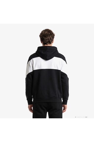 Champion Hooded Erkek Siyah Sweatshirt 222535 2800282