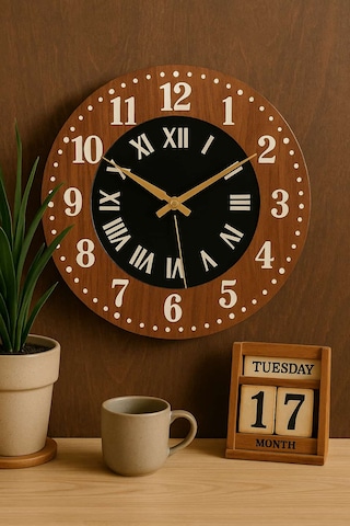 Yeni Tasarım Modern Duvar Saati Şık Ve Kalite Bir Arada No:1005 Siyah