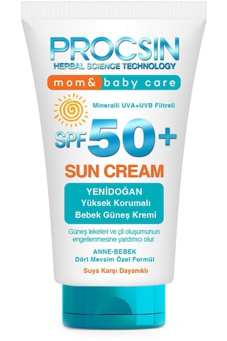Procsın Baby Yüksek Uv Korumalı Bebek Ve Çocuk Spf50+ Güneş Kremi 50 ML