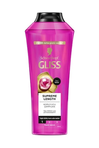 Gliss Supreme Length Uzun Saçlaraa Özel Şampuan 400 Ml X 5 Adet set-hnkl-5154-6063