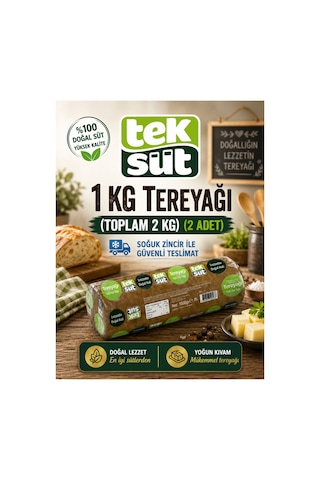 1 Kg Tereyağ X 2adet
