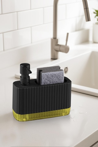 Okyanus Home Coliseum Sıvı Sabunluk Seti Siyah Siyah