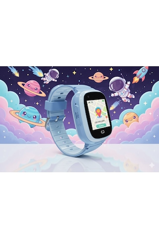 Kn8100m  Akıllı Çocuk Saati 4g Sim Kart Destekli Görüntülü Görüşme Özelliği Var