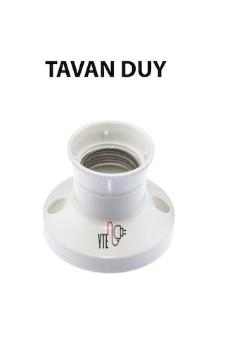 Sağlam Kaliteli Tavan Duy E27 Standart Duy Polikarbonat