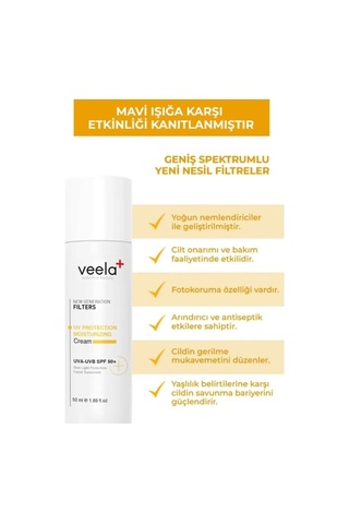 Veela Nemlendirici Etkili Güneş Kremi