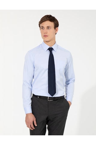 Pierre Cardin Erkek Açık Mavi Gömlek Basic 50258931-vr003 Açik Mavi