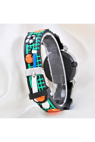 Çocuk Kol Saati Tenis Raket Desenli 04-09 Yaş Led Ekran Silikon Kordon St-304154