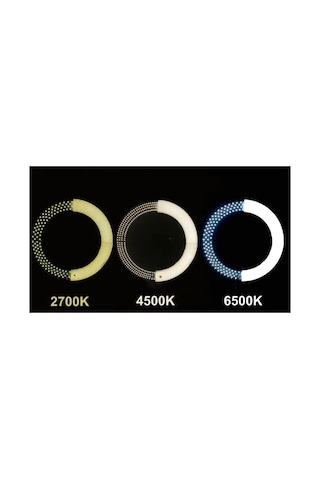 Ring Light Led Lamba Tripotlu 18 İnch 130 Watt 864 Led Mc-4353 Beyaz