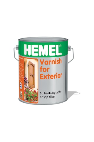 Hemel Varnish For Exterior Su Bazlı Dış Mekan Ahşap Cilası 2.5 L Hemel Varnish For Exterior Su Bazlı Dış Mekan Ahşap Cilası 2.5 L
