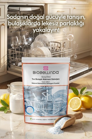 Doğal Toz Bulaşık Makinesi Deterjanı 650 Ml