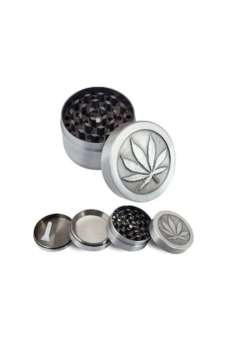 Çelik Tutun Öğütücü Grinder Mıknatıslı Kapak 4 Katmanlı Yapı