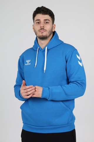 Hummel Armin Pamuklu Hoodie Saks Mavi