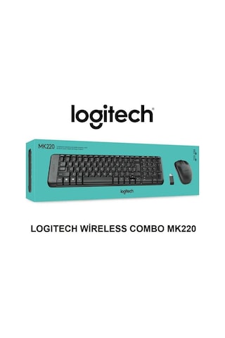 Logitech Klavye Mk220 Kablosuz Q