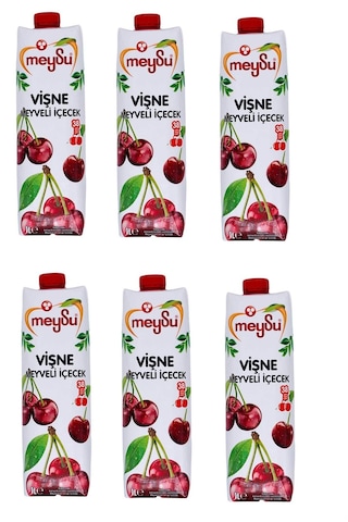 Meysu Vişne Meyveli İçecek 1 Lt X 6 Adet