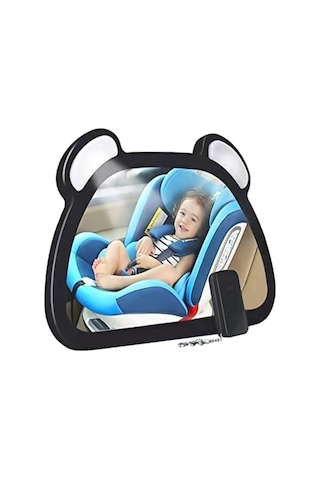 Wondernest Led Uzaktan Kumandalı Işık + Usb Şarjlı Araç Bebek Görüntüleme Aynası