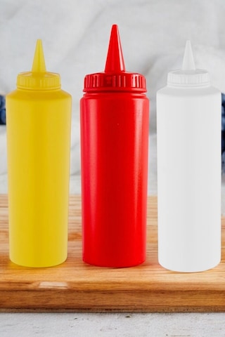 500 Ml. Fişek Sosluk Yağdanlık Ketçap Mayonez Hardal Re