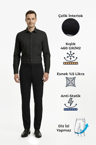 Goffra Erkek North Esnek Relaxed Beli Lastikli Jogger Pantolon Antrasit M702-r0311-03 Antrasit