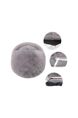 Didadodo Usb Isıtmalı Ayak Isıtıcı - Ev & Ofis Kullanımı İçin Yumuşak Ve Rahat Pembe Desenli Pembe