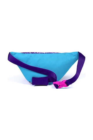 Coral High Kız Çocuk Günlük Bel Çantası - Mor Mavi I Love You Çok Renkli